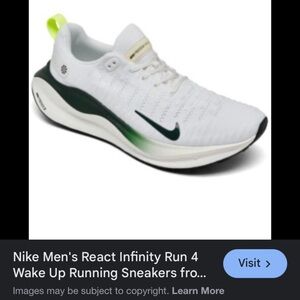 Men's React Infinity Run 4 Wake Up Running Sneakers from Finish Line